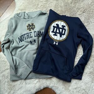Under Armour Blue and Gray Sweatshirts with Collegiate Style